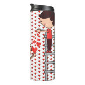 Bouteilles Isothermes Thermal Tumbler Couple Red Hearts (Tourné sur la droite)