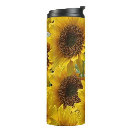 Bouteilles Isothermes Thermal Tumbler Floral Sunflower (Tourné sur la gauche)