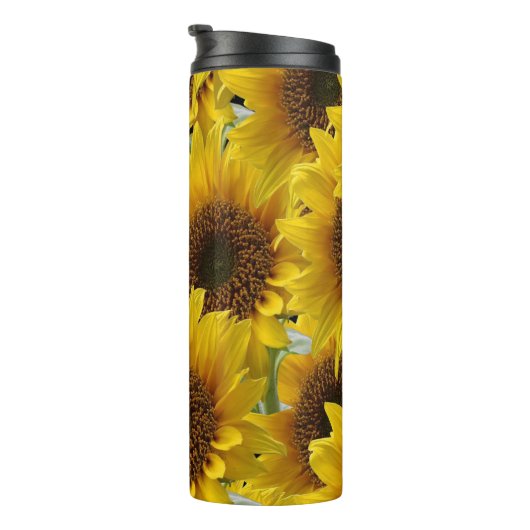 Bouteilles Isothermes Thermal Tumbler Floral Sunflower (Tourné sur la droite)