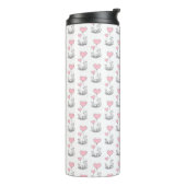 Bouteilles Isothermes Thermal Tumbler Foxy Pink Hearts (Tourné sur la gauche)