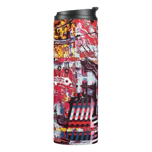 Bouteilles Isothermes Thermal Tumbler – Fragmented Pulse (Tourné sur la gauche)