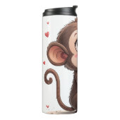 Bouteilles Isothermes Thermal Tumbler Monkey Red Hearts (Tourné sur la gauche)