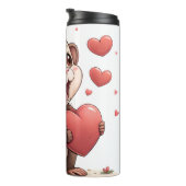 Bouteilles Isothermes Thermal Tumbler Monkey Red Hearts (Tourné sur la droite)