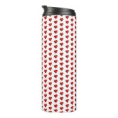 Bouteilles Isothermes Thermal Tumbler Red Hearts (Tourné sur la droite)