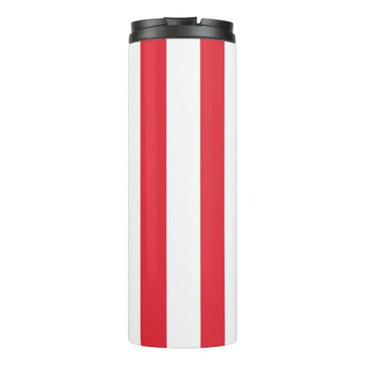 Bouteilles Isothermes Thermal Tumbler Red & White Stripe (Dos)