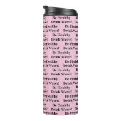 Bouteilles Isothermes Thermal Tumbler Solid Baby Pink Be Healthy Water (Tourné sur la droite)