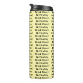 Bouteilles Isothermes Thermal Tumbler Solid Baby Yellow Be Healthy Water (Tourné sur la droite)