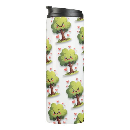 Bouteilles Isothermes Thermal Tumbler Tree Red Hearts (Tourné sur la droite)