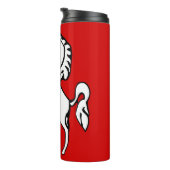 Bouteilles Isothermes Thermal Tumbler with flag of Kent County, England (Tourné sur la droite)