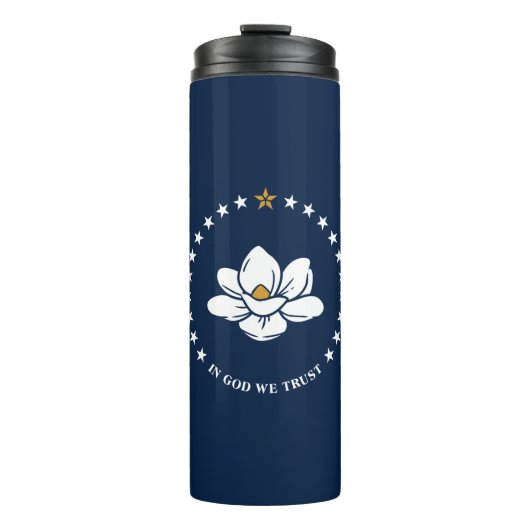 Bouteilles Isothermes Thermal Tumbler with flag of Mississippi, USA (Devant)