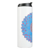 Bouteilles Isothermes Thermal Tumbler with Mandala Design (Tourné sur la gauche)