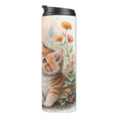 Bouteilles Isothermes Thermal Tumblers - Kittens in an Autumn Garden  (Tourné sur la droite)