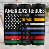 Bouteilles Isothermes Thin Line America's Heroes Design