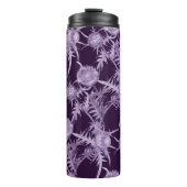 Bouteilles Isothermes THISTTLE violet motif (Devant)
