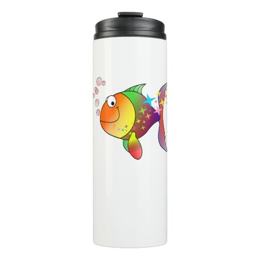 Bouteilles Isothermes Thon océanique multicolore arc-en-ciel (Devant)