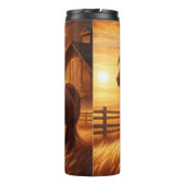 Bouteilles Isothermes Three Horses Barn Sunset Field (Dos)