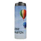 Bouteilles Isothermes Three Hot Air Balloons in cloudy sky Personalize (Devant)