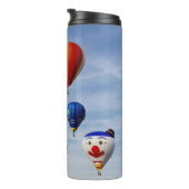 Bouteilles Isothermes Three Hot Air Balloons in cloudy sky Personalize (Tourné sur la droite)