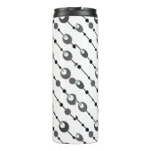 Bouteilles Isothermes Throw Pillow Abstract retro design ornamental deco (Dos)