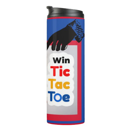 Bouteilles Isothermes Tic Tac Toe Game Boire (Tourné sur la droite)