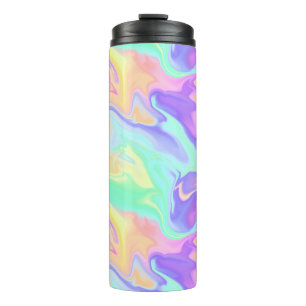 Bouteilles Isothermes Tie Dye Swirl Marbre Retro Super