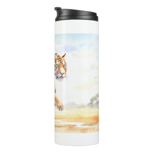 Bouteilles Isothermes Tigre en action 3 (Tourné sur la droite)