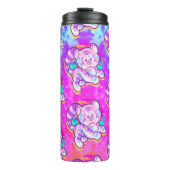 Bouteilles Isothermes Tigre neige mignonne Neon Kidcore (Devant)