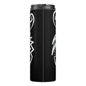 Bouteilles Isothermes Tigre tribal noir et blanc (Dos)