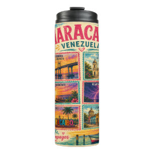 Bouteilles Isothermes Timbre Venezuela Maracaibo État Zulia Tropical Tr