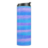 Bouteilles Isothermes Tirures Iridescentes Chatoyantes Turquoise Rose (Tourné sur la gauche)