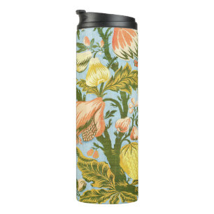 Bouteilles Isothermes Tissu damassé classique baroque floral fruit