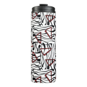 Bouteilles Isothermes Tissu géométrique : Design Motif artistique.