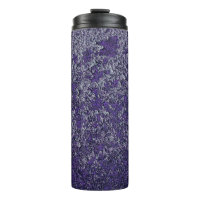 Tissu métallique rouillé foncé Royal violet Abstra