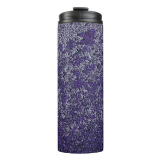 Bouteilles Isothermes Tissu métallique rouillé foncé Royal violet Abstra