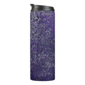 Bouteilles Isothermes Tissu métallique rouillé foncé Royal violet Abstra (Tourné sur la droite)