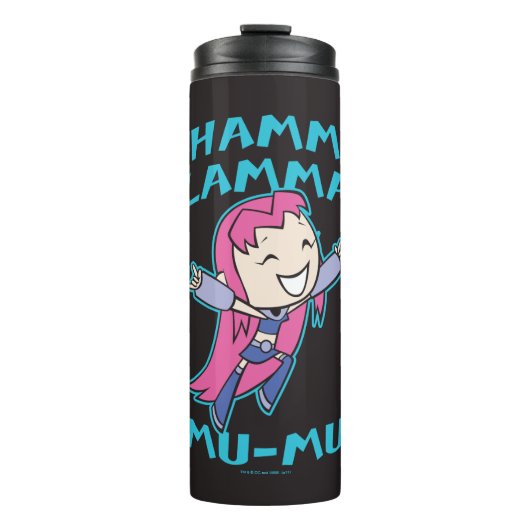 Bouteilles Isothermes Titans Ados, allez ! | Starfire "Shamma Lamma Mu-M (Devant)