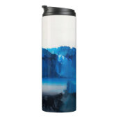 Bouteilles Isothermes Toile Abstraite : Texture Art Moderne. (Tourné sur la droite)