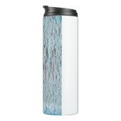 Bouteilles Isothermes Toile d'art texture bleue (Tourné sur la droite)