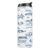 Bouteilles Isothermes Toile de Chattanooga bleu (Tourné sur la gauche)