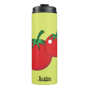 Bouteilles Isothermes Tomate rouge   Ajouter votre nom ou votre texte