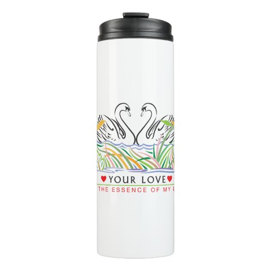 Bouteilles Isothermes Ton amour est l'essence (Devant)