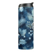 BOUTEILLES ISOTHERMES TONS BLEU & BROWN HIVER THÈME OBJETS (Tourné sur la gauche)
