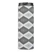 Bouteilles Isothermes Tons de motif de diamant gris (Dos)