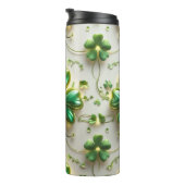 BOUTEILLES ISOTHERMES TONS DE SHAMROCKS CELTIQUES IRLANDAIS VERTS (Tourné sur la droite)