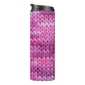Bouteilles Isothermes Tons pourpres Tissus tricotés Texture (Tourné sur la droite)