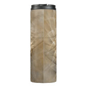 Bouteilles Isothermes Tons Terre Abstrait Art fractal moderne Texture (Dos)