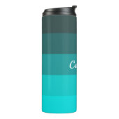 Bouteilles Isothermes Tons Turquoise (Tourné sur la gauche)