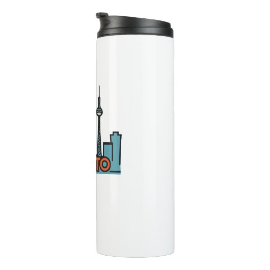 Bouteilles Isothermes Toronto Canada Skyline (Tourné sur la droite)