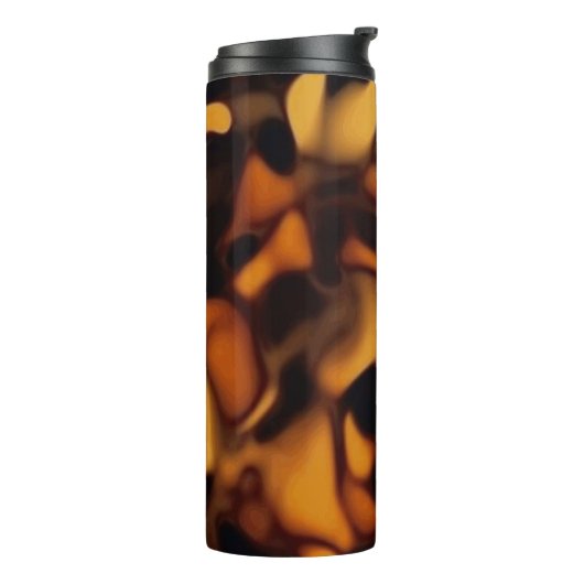 Bouteilles Isothermes Tortoise Shell Turtle Shell Pattern Amber Brown (Tourné sur la gauche)