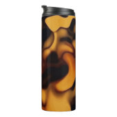 Bouteilles Isothermes Tortoise Shell Turtle Shell Pattern Amber Brown (Tourné sur la droite)